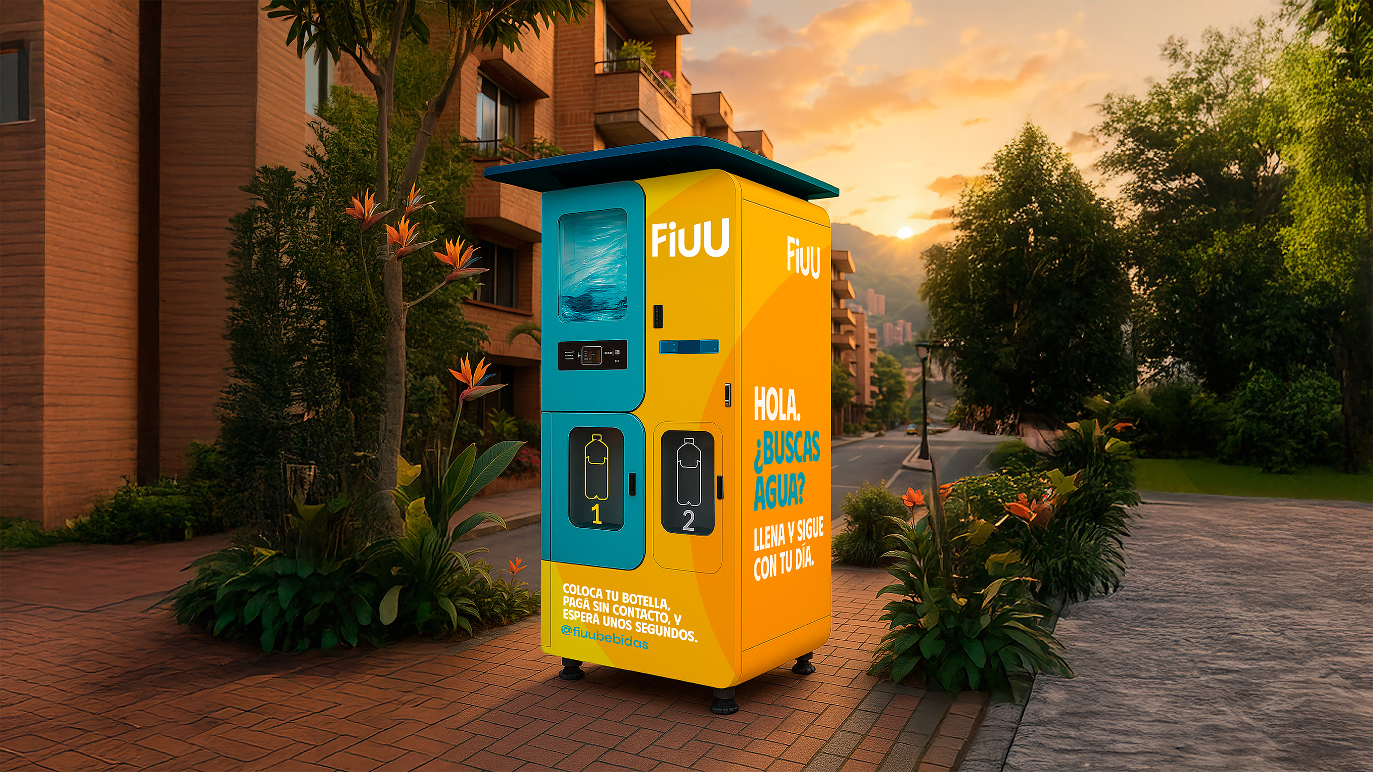 Máquina FIUU en ubicación estratégica